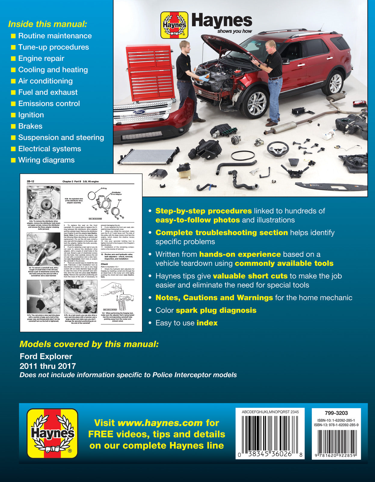 Ford Explorer, 11-17 Haynes Repair Manual