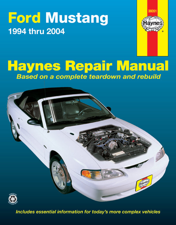 Ford Mustang (1994-2004) Haynes Repair Manual (USA)