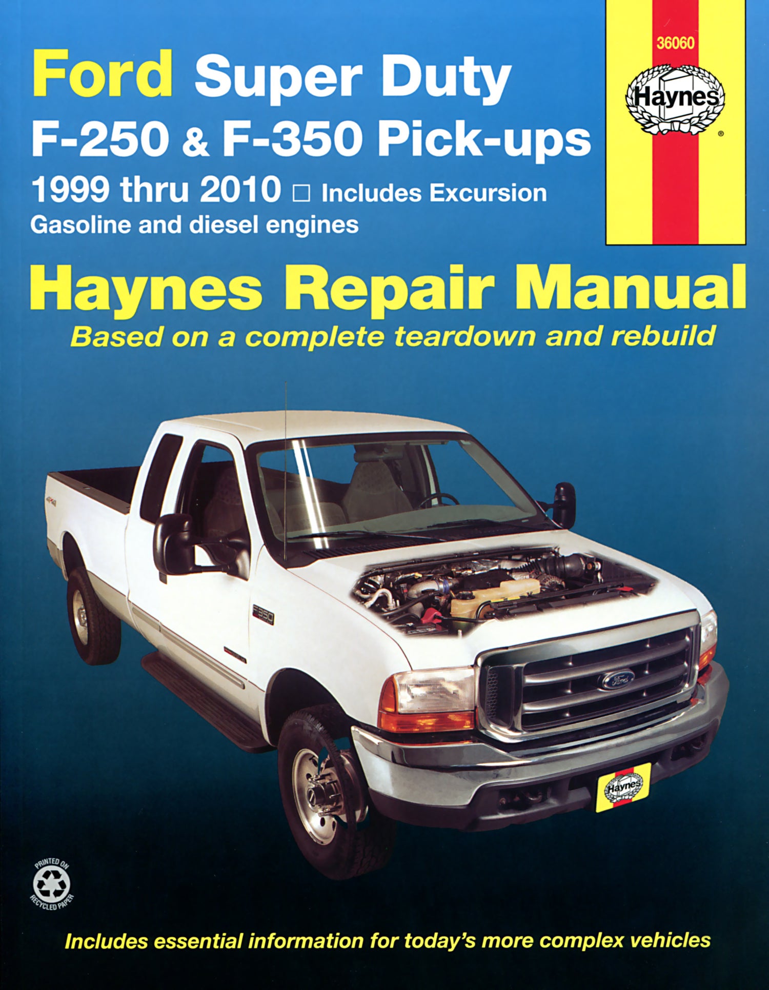 Ford Super Duty Pick-up & Excursion for Ford Super Duty F-250 & F-350 pick-ups & Excursion (1999-2010) Haynes Repair Manual (USA)