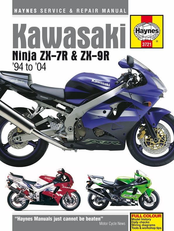 Kawasaki Ninja ZX-7R & ZX-9R (94 - 04) Haynes Repair Manual