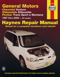 General Motors covering Chevrolet Venture, Oldsmobile Silhouette, Pontiac Trans Sport & Montana (1997-2005) Haynes Repair Manual (USA)