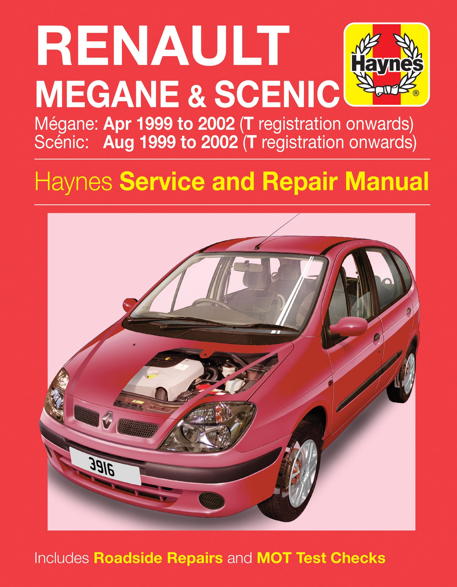 Renault Megane & Scenic Petrol & Diesel (Apr 99 - 02) Haynes Repair Manual