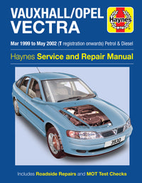 Vauxhall/Opel Vectra Petrol & Diesel (Mar 99 - May 02) Haynes Repair Manual