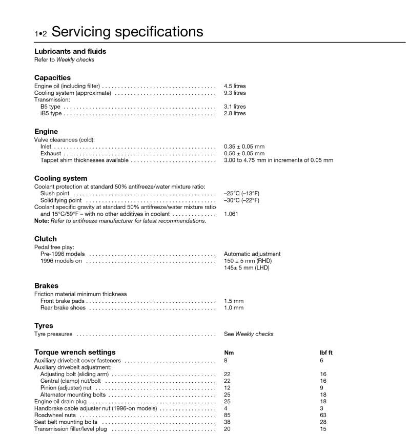 Ford Escort & Orion Diesel (Sept 90 - 00) Haynes Repair Manual