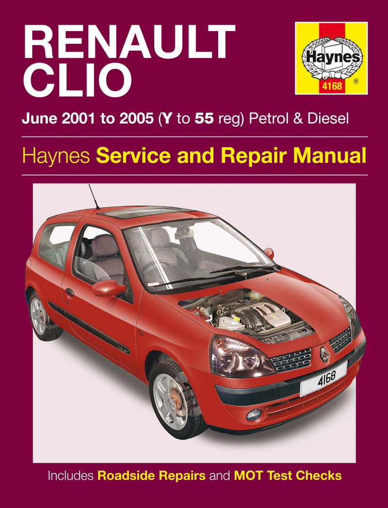 Renault Clio Petrol & Diesel (Jun 01 - 05) Haynes Repair Manual