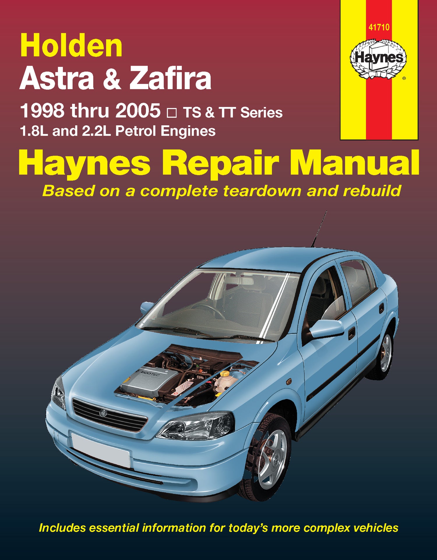 Holden Astra (98-05) and Zafira (01-05) Haynes Repair Manual