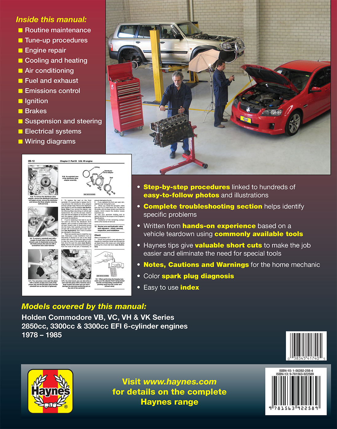 Holden Commodore (78-85) Haynes Repair Manual