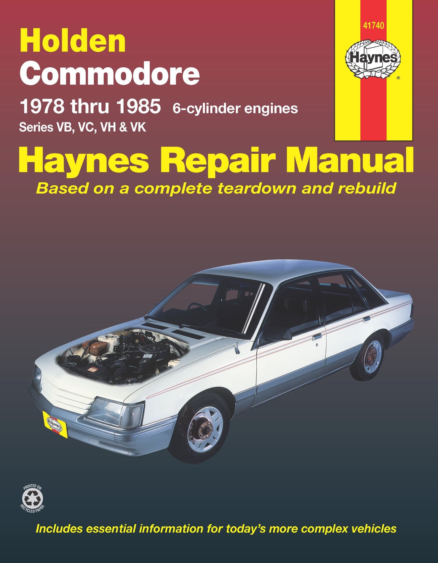 Holden Commodore (78-85) Haynes Repair Manual
