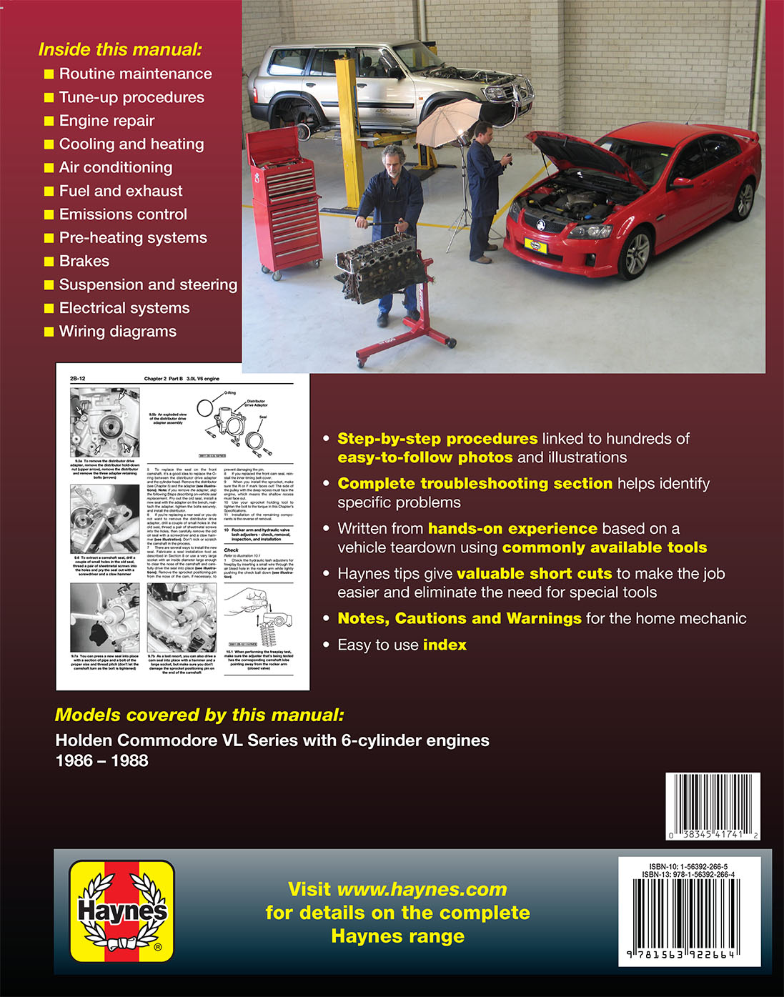 Holden Commodore (86-88) Haynes Repair Manual