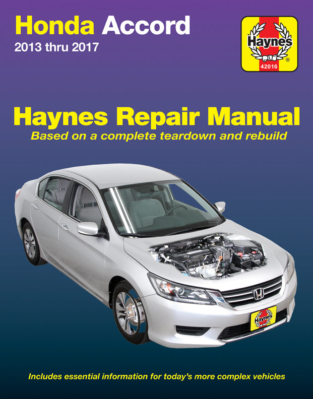 Honda Accord (2013-2017) Haynes Repair Manual