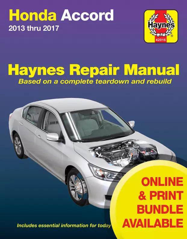 Honda Accord (2013-2017) Haynes Repair Manual – Haynes Manuals
