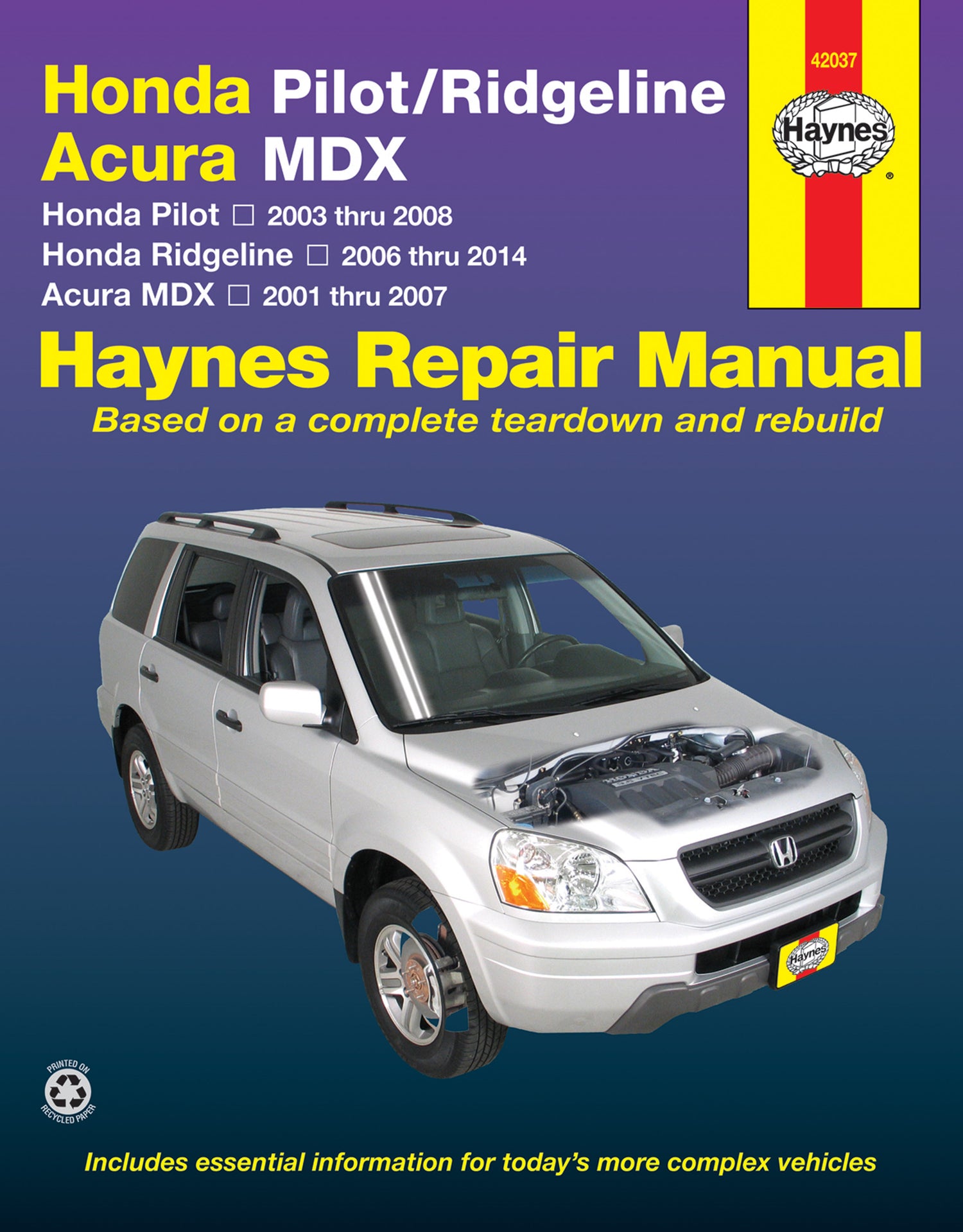 Acura MDX Owners Workshop Manual