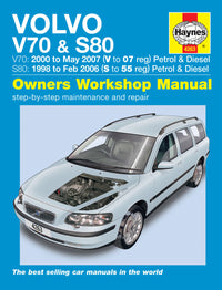 Volvo V70 / S80 Petrol & Diesel (98 - 07) Haynes Repair Manual