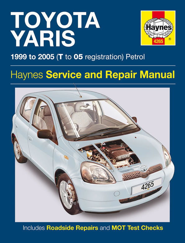 Toyota Yaris Petrol (99 - 05) Haynes Repair Manual