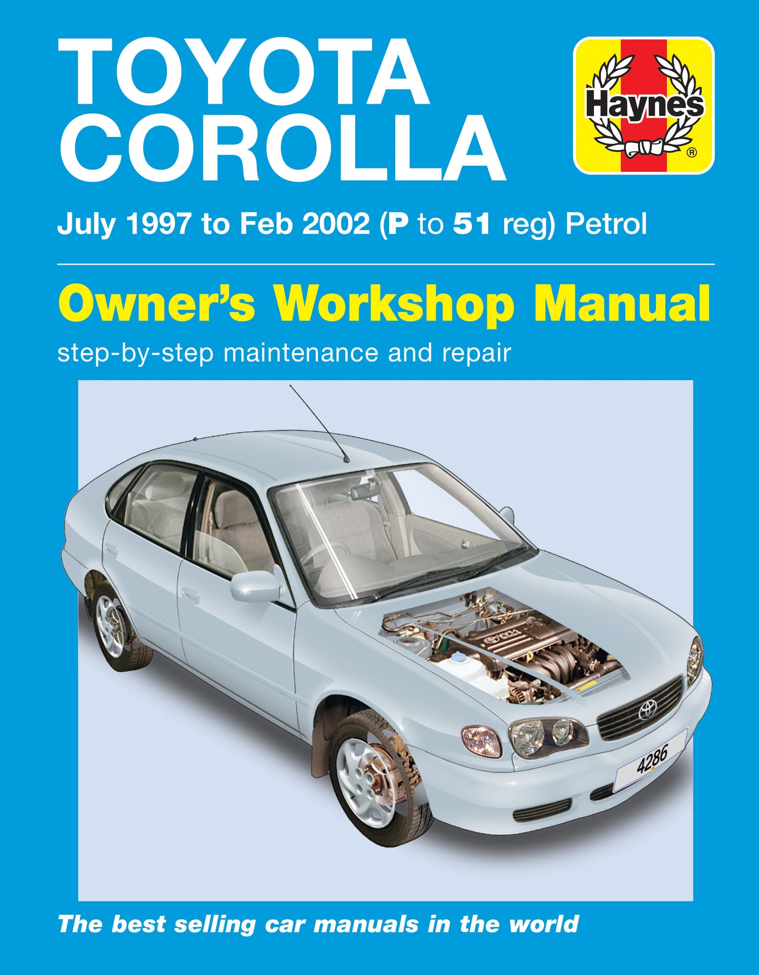 Toyota Corolla Petrol (July 97 - Feb 02) Haynes Repair Manual