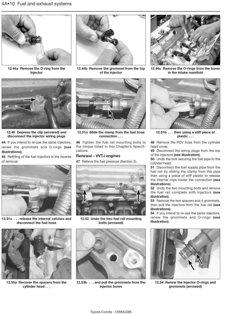 Toyota Corolla Petrol (July 97 - Feb 02) Haynes Repair Manual