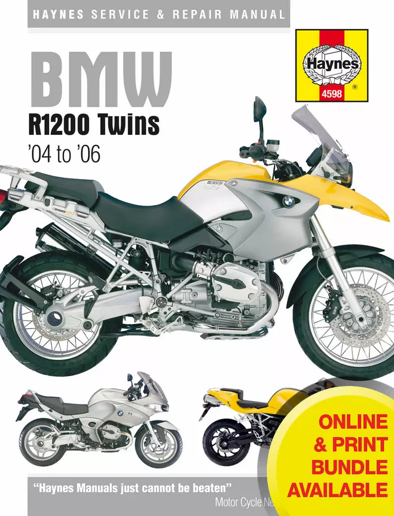 BMW R1200 Twins (04 - 09) Haynes Repair Manual – Haynes Manuals