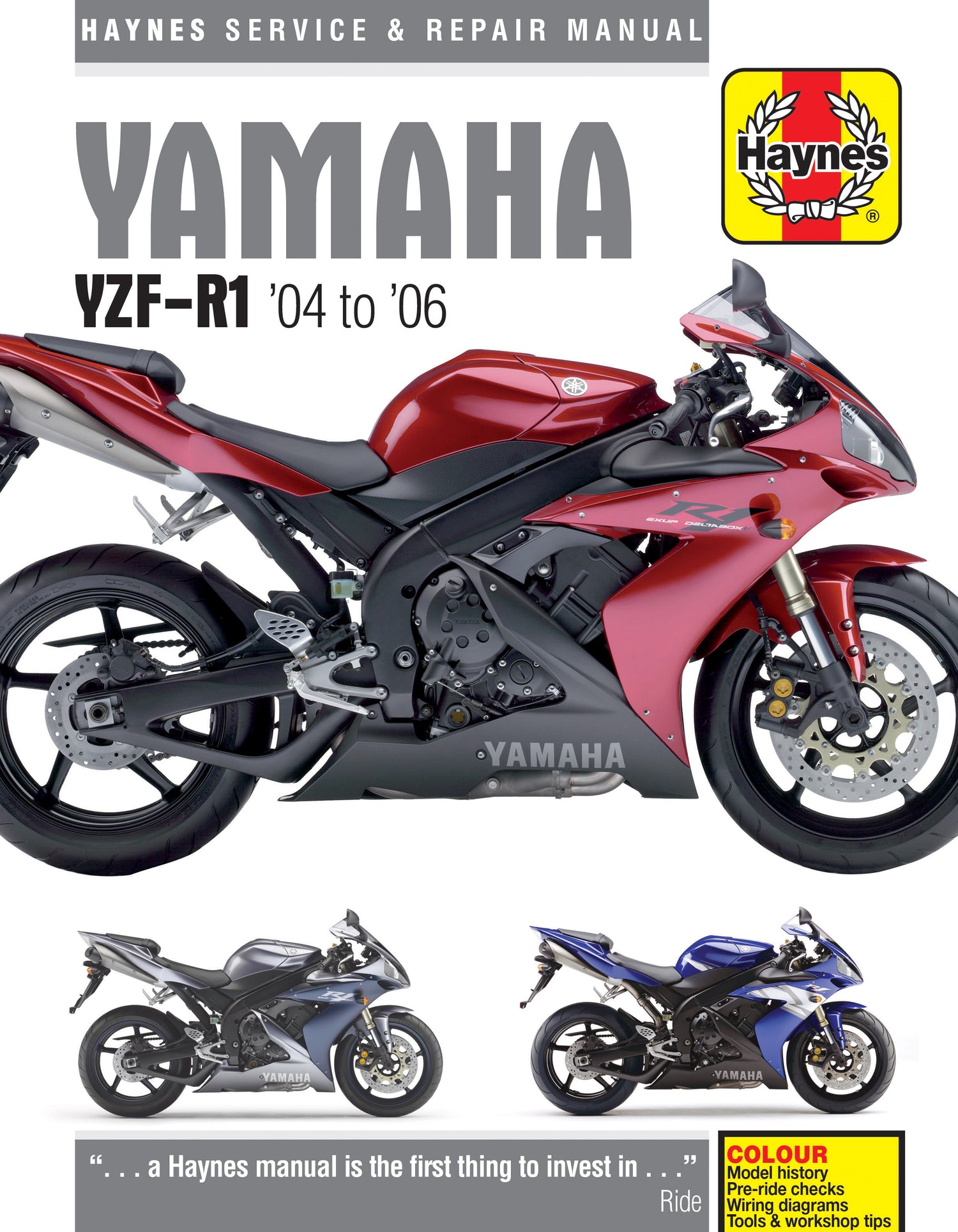 Yamaha YZF-R1 (04 - 06) Haynes Repair Manual