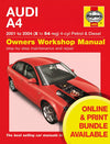 Audi A4 Petrol & Diesel (01 - 04) Haynes Repair Manual