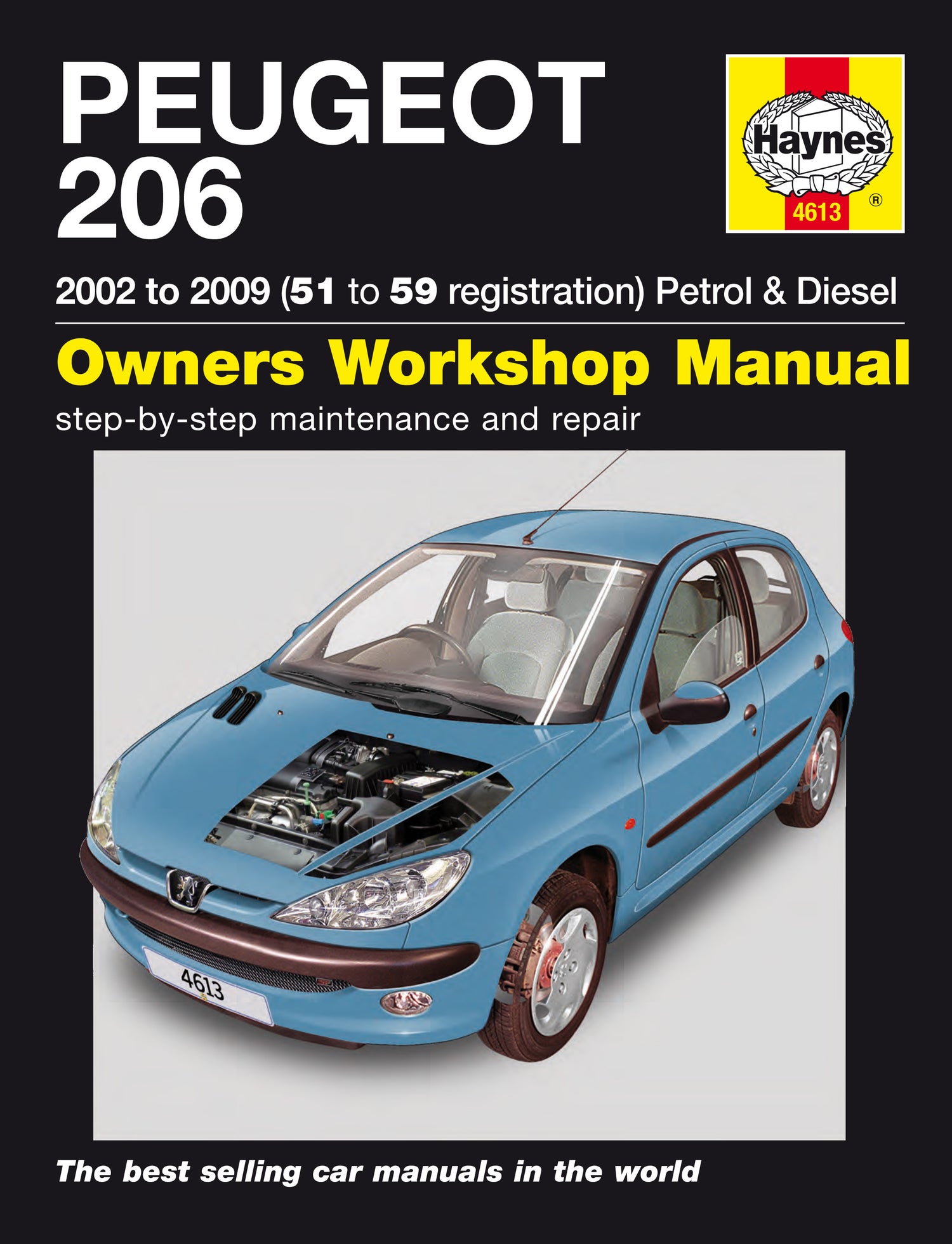 Peugeot 206 Petrol & Diesel (02 - 09) Haynes Repair Manual