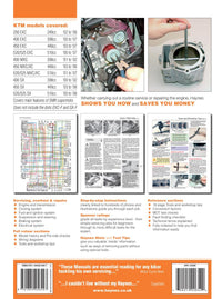 KTM EXC Enduro & SX Motocross (00 - 07) Haynes Repair Manual