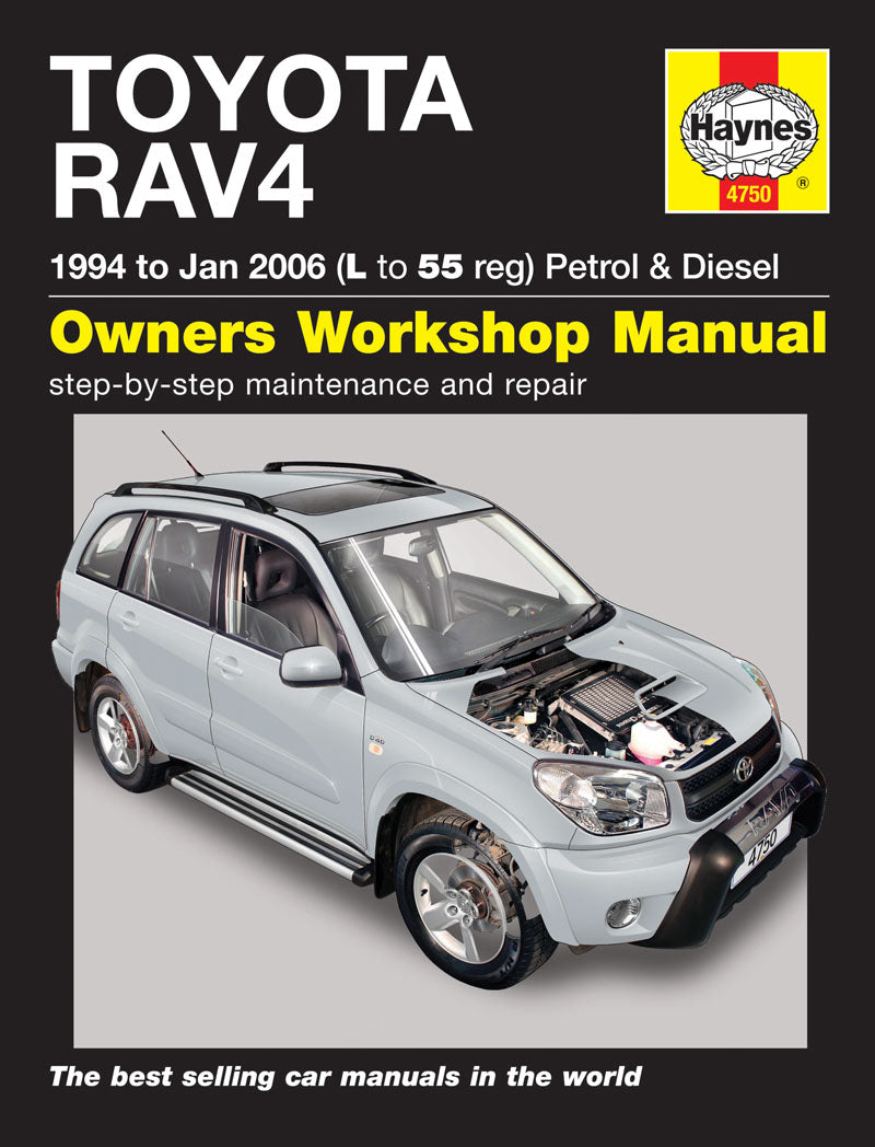 Toyota RAV4 Petrol & Diesel (94 - Jan 06) Haynes Repair Manual