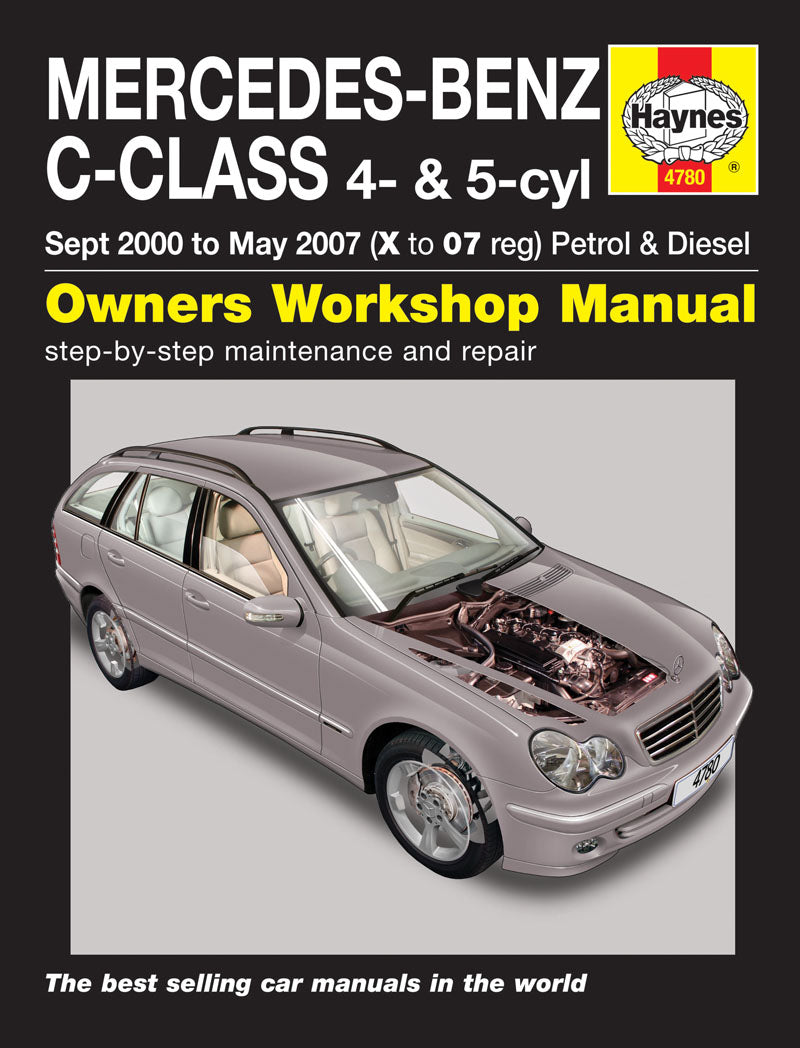 Mercedes-Benz C-Class Petrol & Diesel (Sept 00 - May 07) Haynes Repair Manual