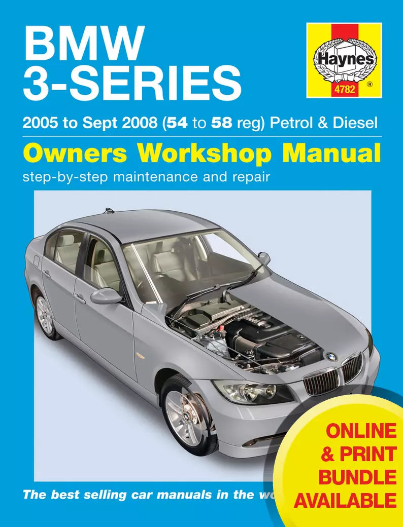 BMW 3-Series Petrol & Diesel (05 - Sept 08) Haynes Repair Manual
