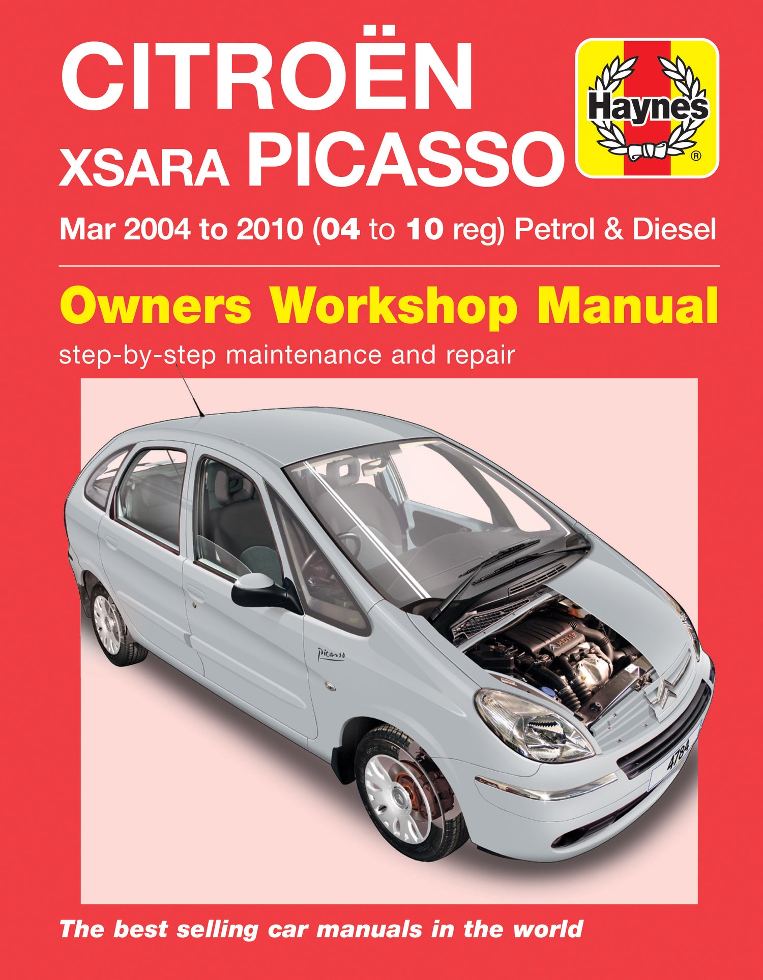 Citroen Xsara Picasso Petrol & Diesel (2004 - 2010) Haynes Repair Manual