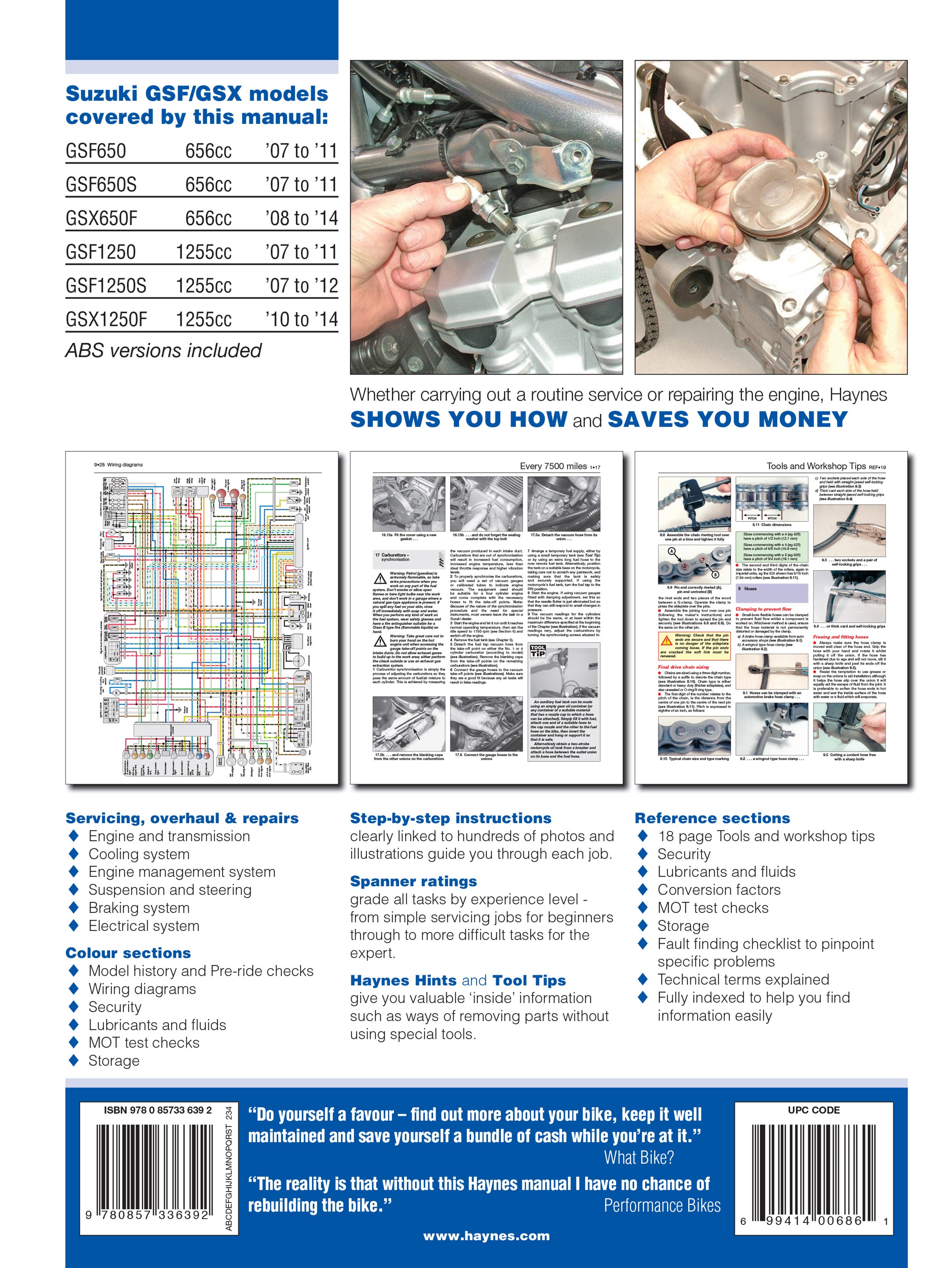 Suzuki Bandit 1250 サービスマニュアル SUZUKI GSF1250 SERVICE MANUAL Pdf Download | ManualsLib