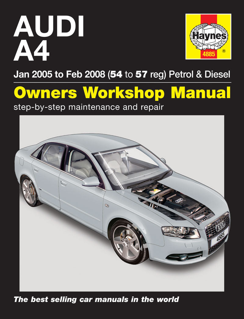 Audi A4 Petrol & Diesel (Jan 05 to Feb 08) Haynes Repair Manual
