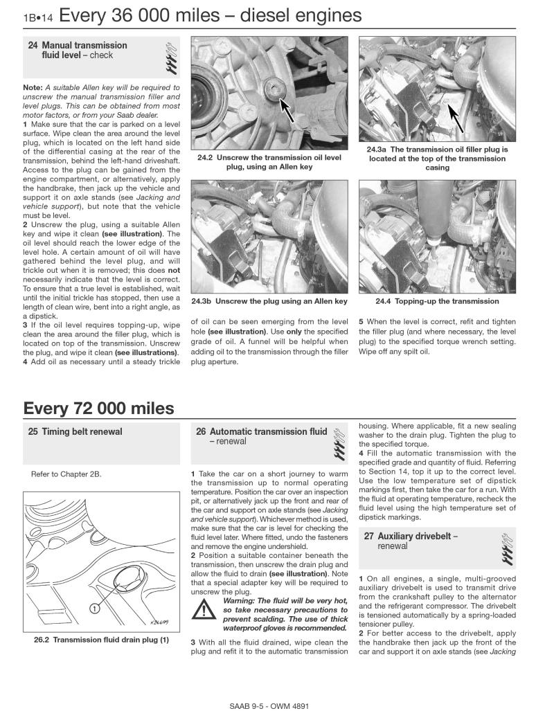 Saab 9-5 (Sep 05 - Jun 10) Haynes Repair Manual