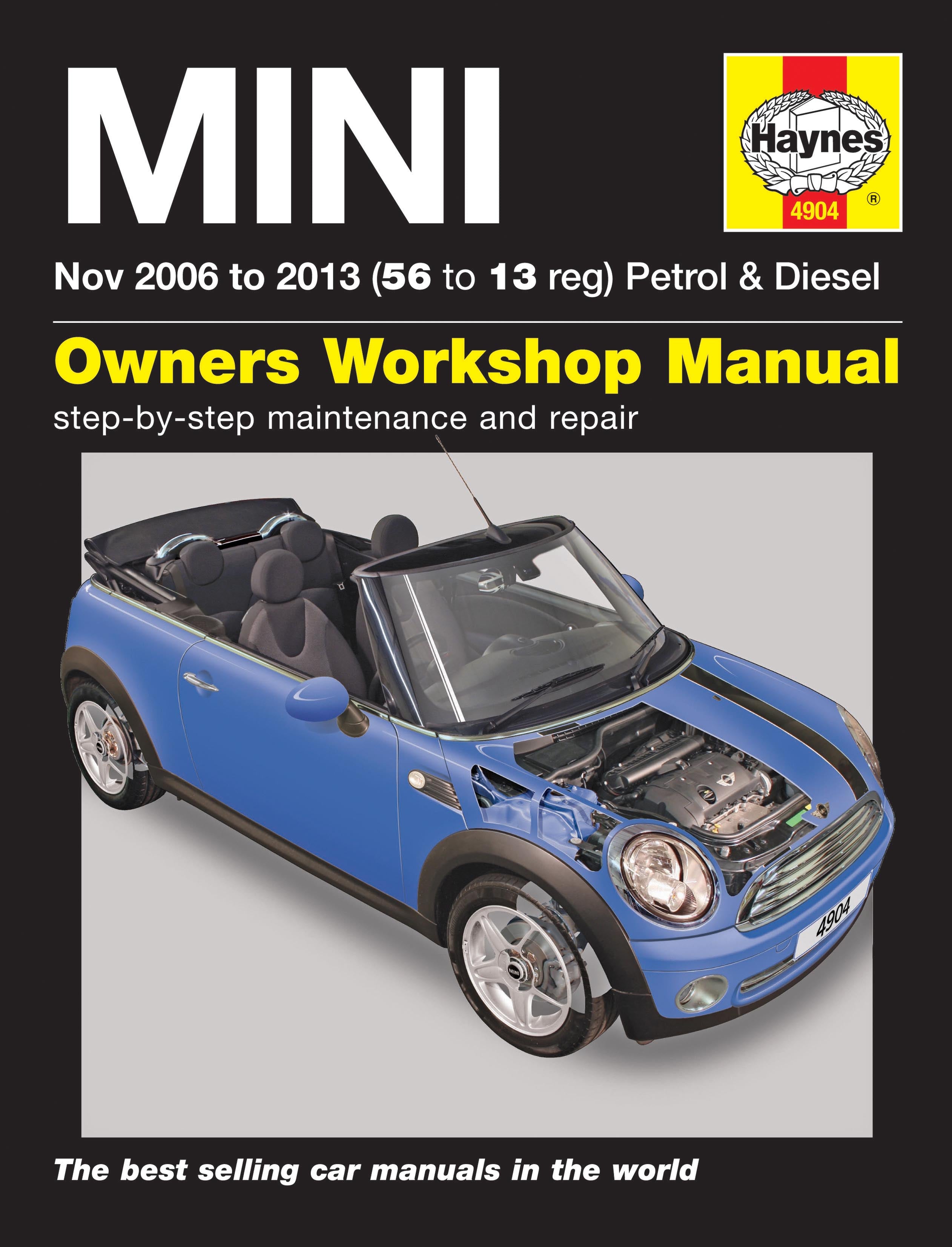 MINI Petrol & Diesel (Nov 06 - 13) Haynes Repair Manual – Haynes