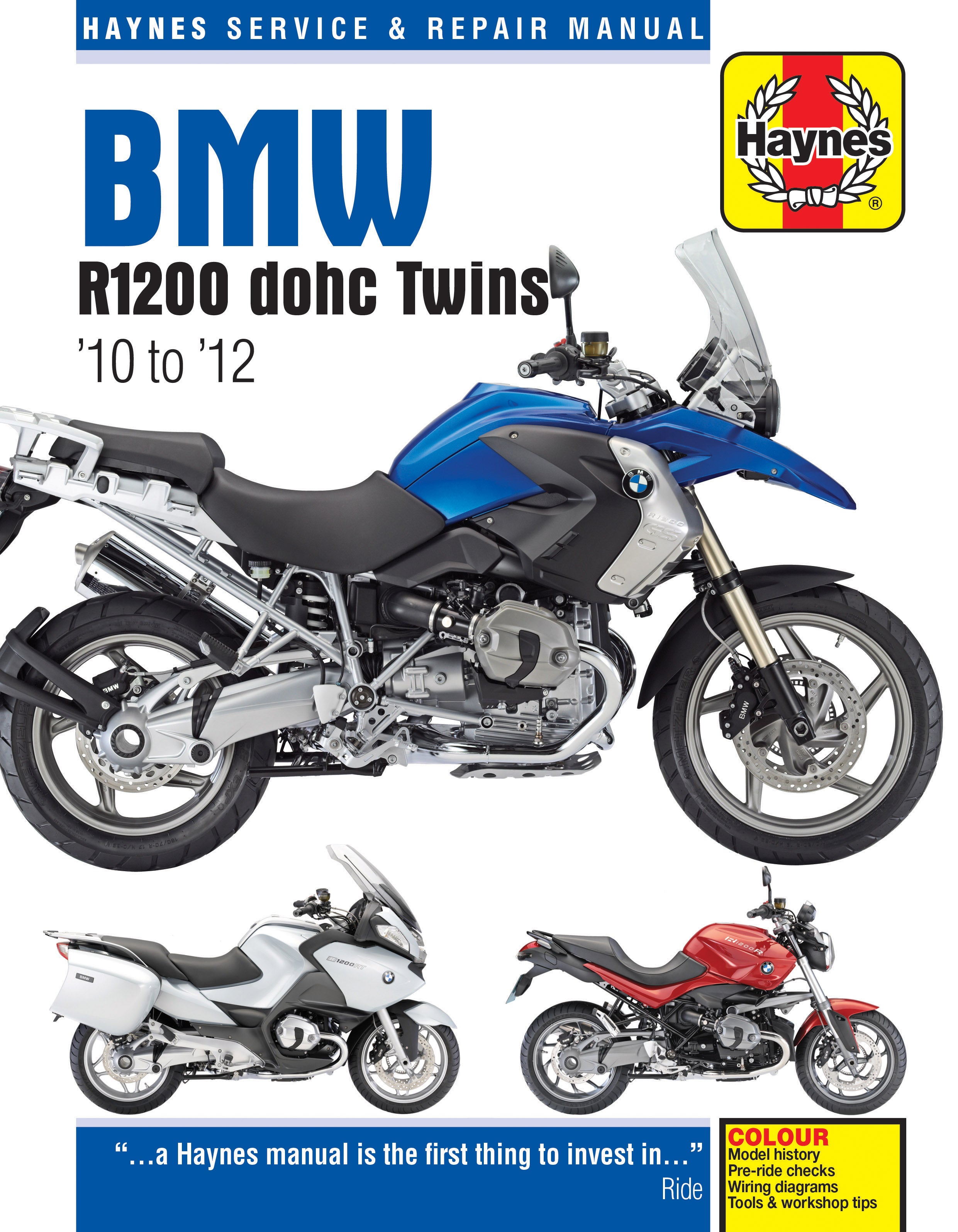 BMW R1200 dohc (10 - 12) Haynes Repair Manual – Haynes Manuals