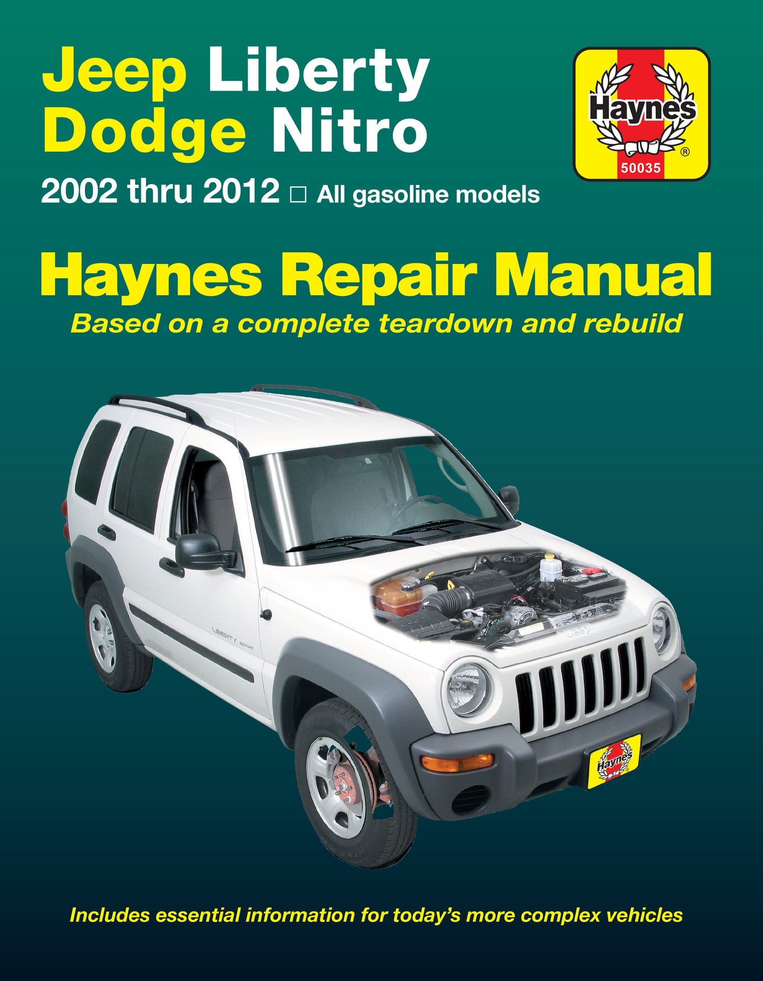 Jeep Cherokee 2002-2012 & Dodge Nitro 2007-2011 Haynes Repair Manual (USA)