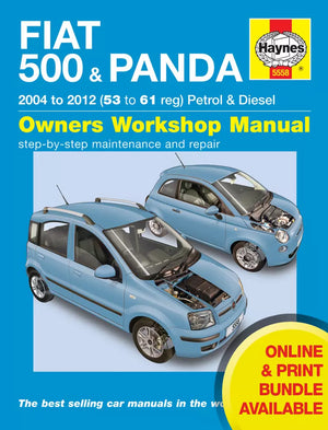 Fiat 500 & Panda (04 - 12) Haynes Repair Manual – Haynes Manuals
