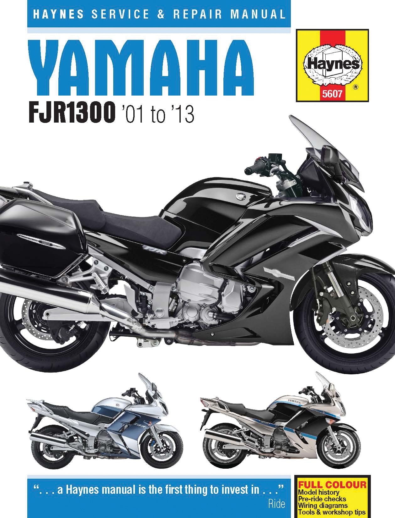 Yamaha FJR1300 (01 - 13) Haynes Repair Manual