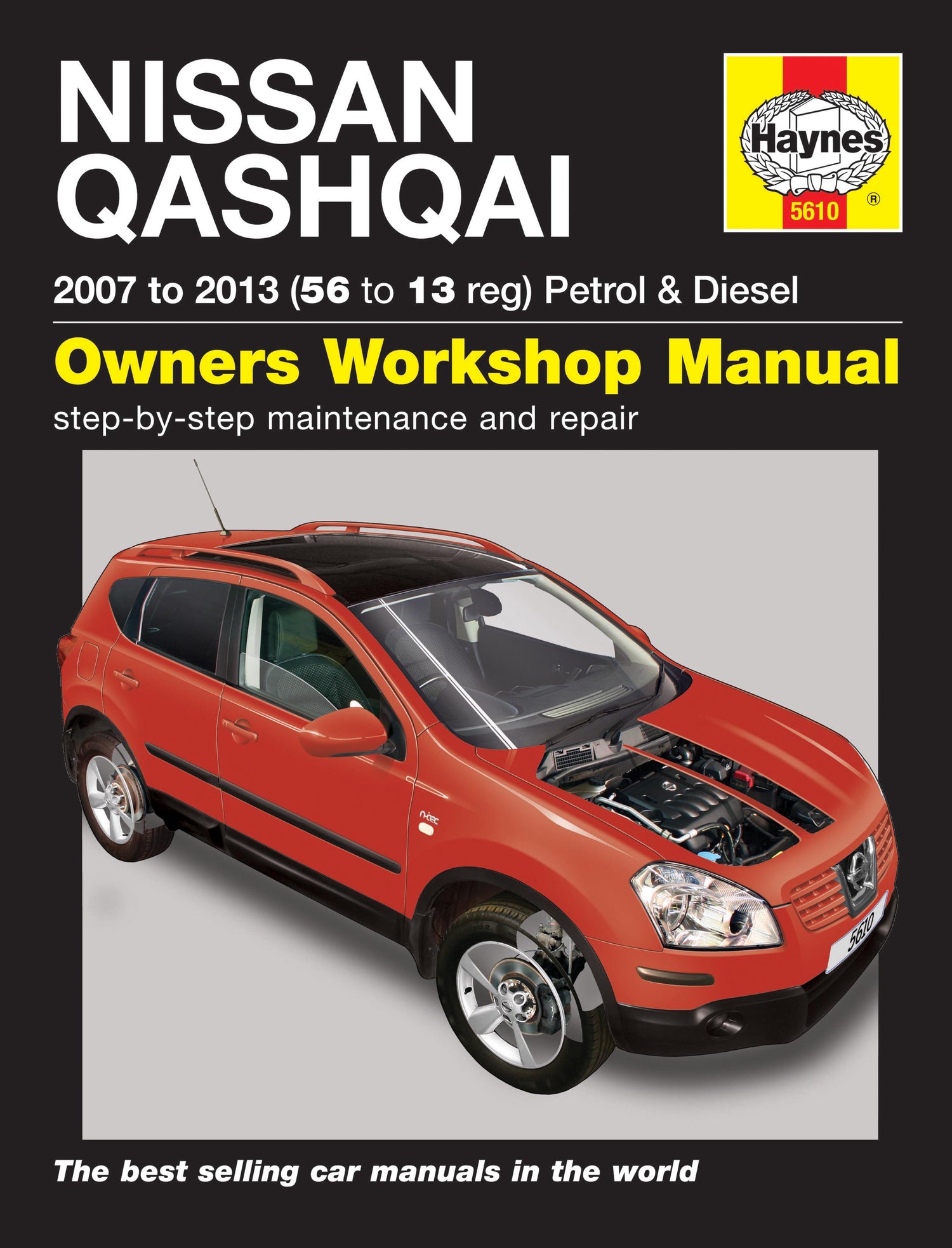 Nissan Qashqai Petrol & Diesel 2007 - 2013 Haynes Repair Manual