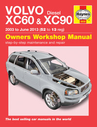 Volvo XC60 & XC90 Diesel (03 - 13) Haynes Repair Manual