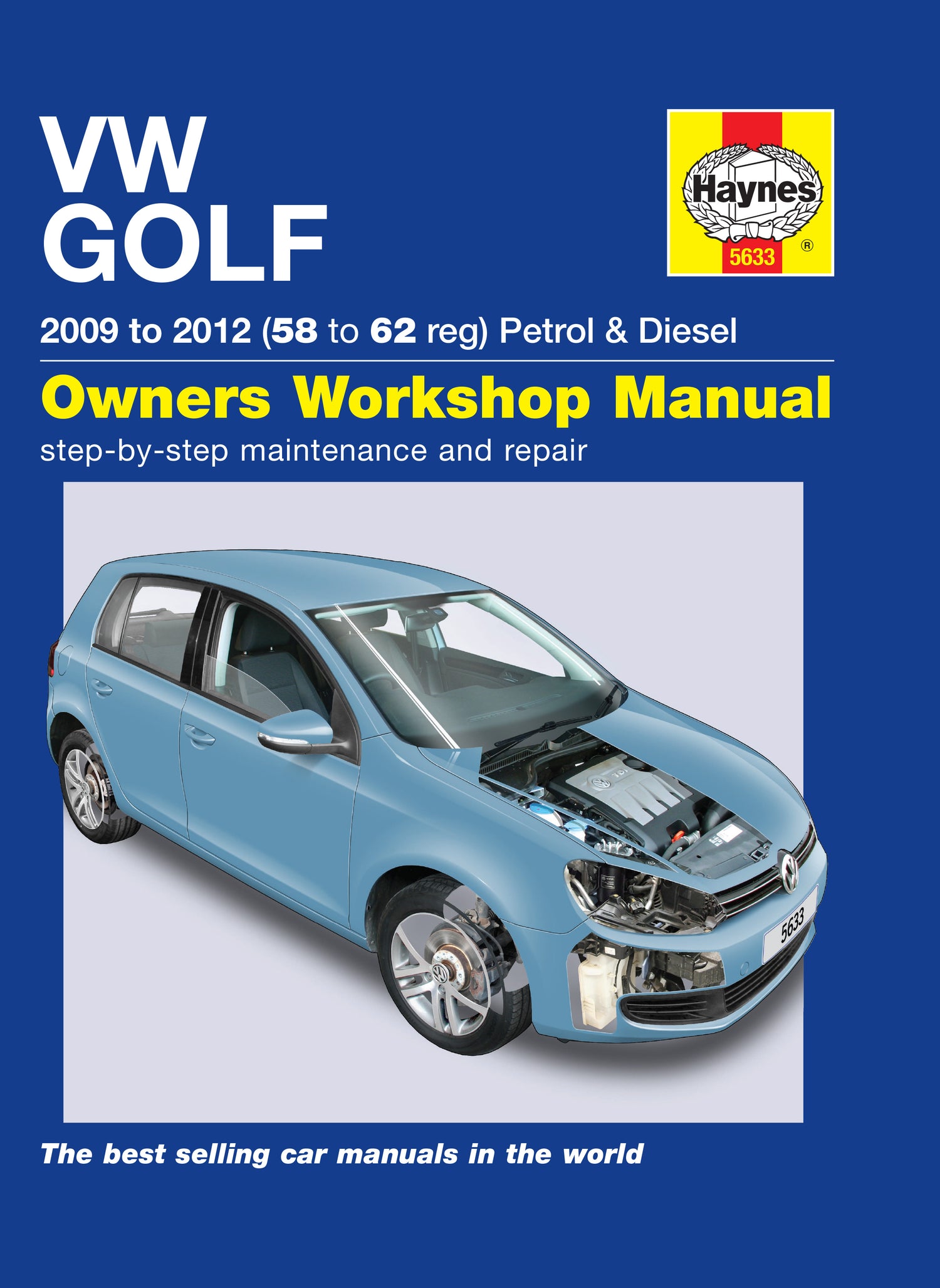 Golf Petrol & Diesel (09 - 12) Haynes Repair Manual