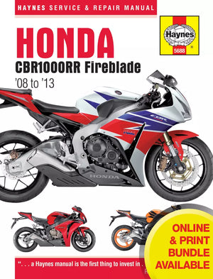 Honda CBR1000RR Fireblade (08 - 13) Haynes Repair Manual – Haynes