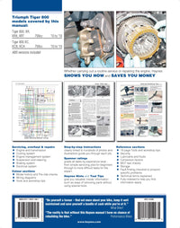 Triumph Tiger 800 (10 - 19) Haynes Repair Manual