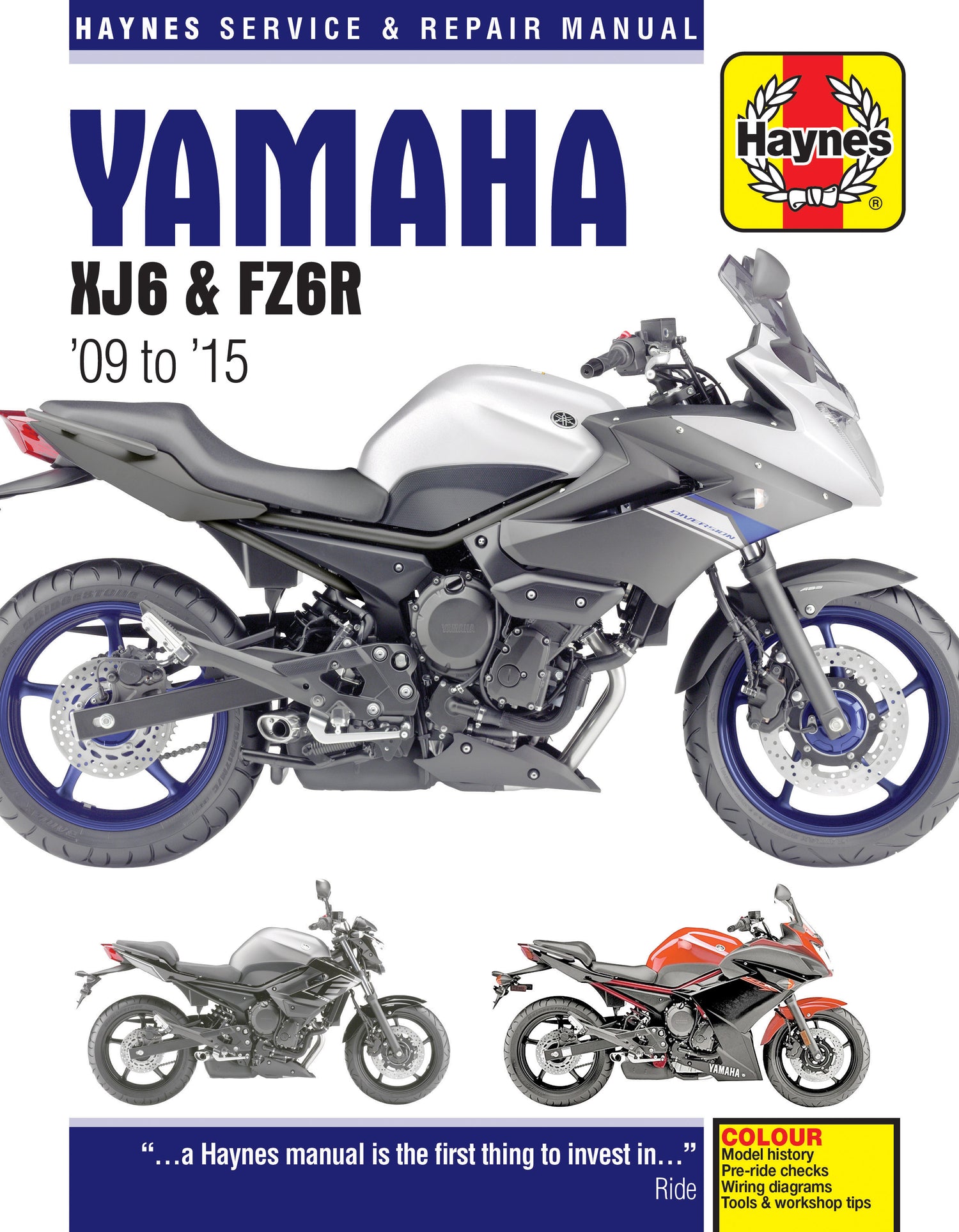 Yamaha XJ6 & FZ6R (09-15) Haynes Repair Manual
