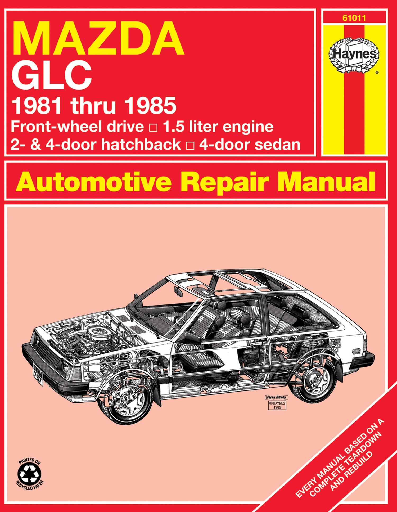 Mazda GLC FWD Hatchback & Sedan (1981-1985) Haynes Repair Manual (USA)
