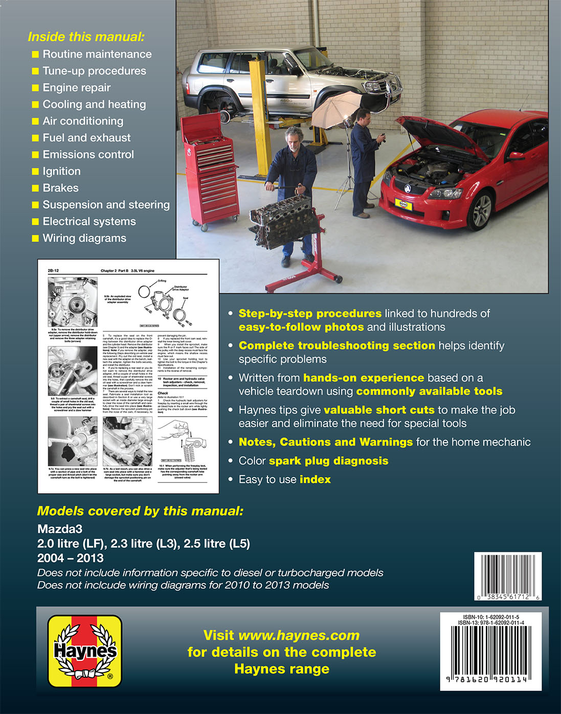 Mazda Mazda3 (04-13) Haynes Repair Manual