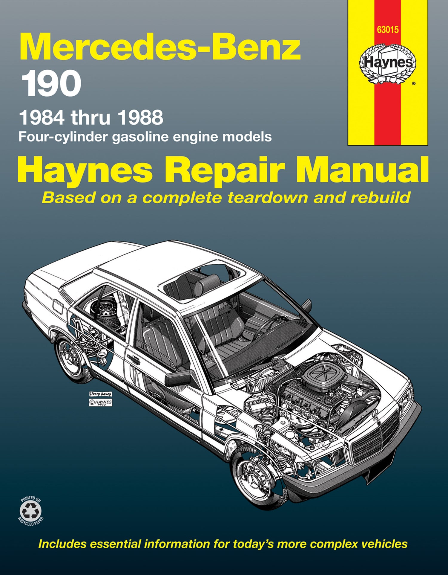 Mercedes-Benz 190 4-cylinder petrol (1984-1988) Haynes Repair Manual (USA)