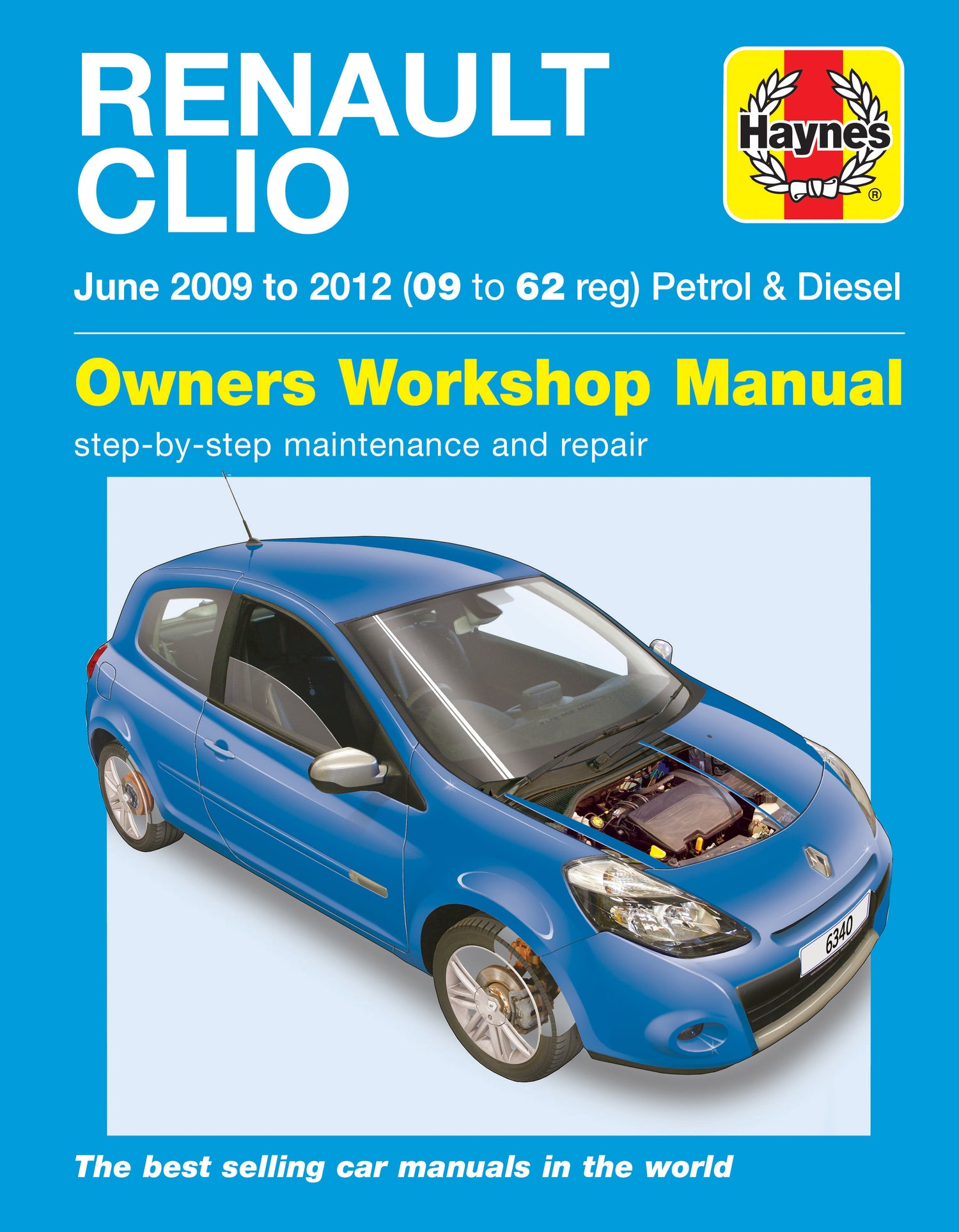 Renault Clio (Jun '09-'12) 09 to 62 Haynes Repair Manual