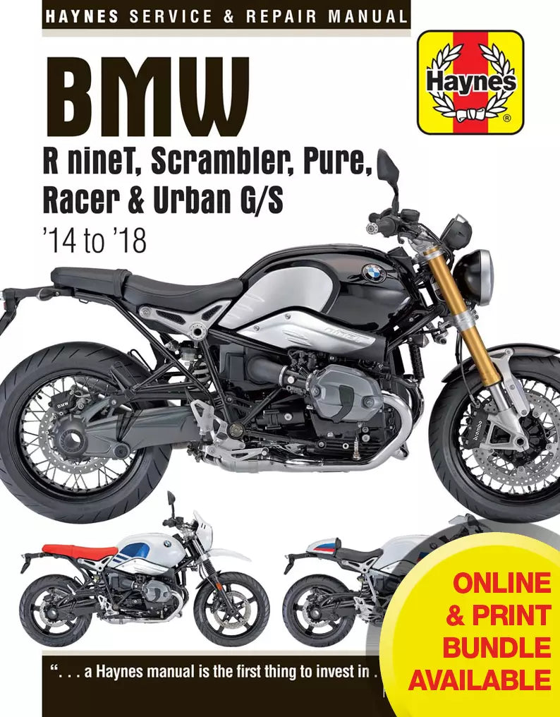 BMW R nineT (2014 - 2018) Haynes Repair Manual – Haynes Manuals BMW R nineT (2014 - 2018) Haynes Repair Manual – Haynes Manuals
