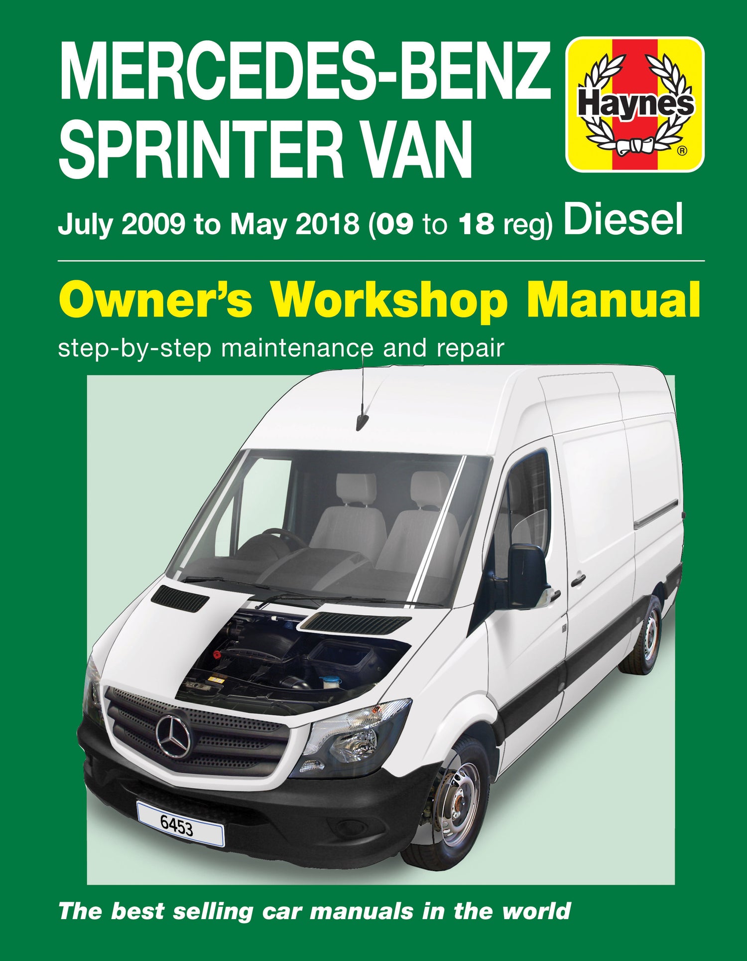 Mercedes-Benz Sprinter Diesel Vans July 09 to May 18 (09 to 18 reg) Haynes Repair Manual
