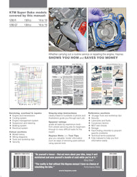 KTM 1290 Super Duke (14-19) Haynes Repair Manual